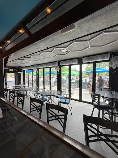 Dining room looking out to the patio